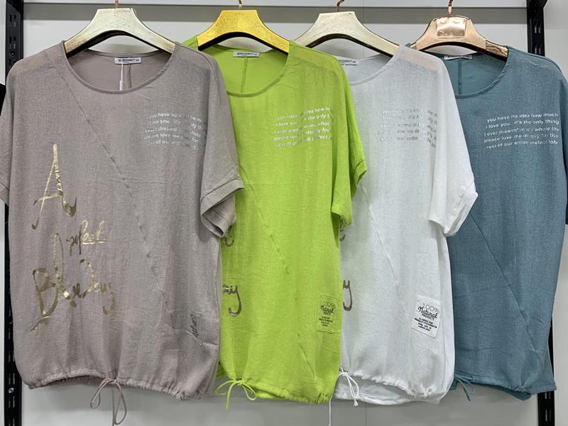 Футболка Yafeier (XL-6XL) 9587 blue (лето)