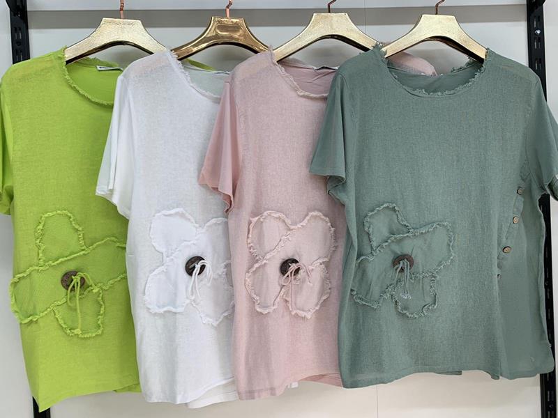 Футболка Yafeier (3XL-6XL) 7392 l.green (лето)