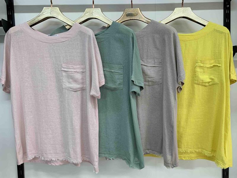 Футболка Yafeier (3XL-6XL) 7653 yellow (лето)