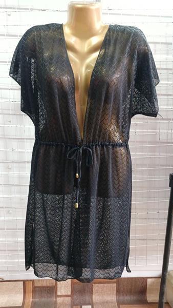 парео sss Annet (L-2XL) AM12 black (лето)