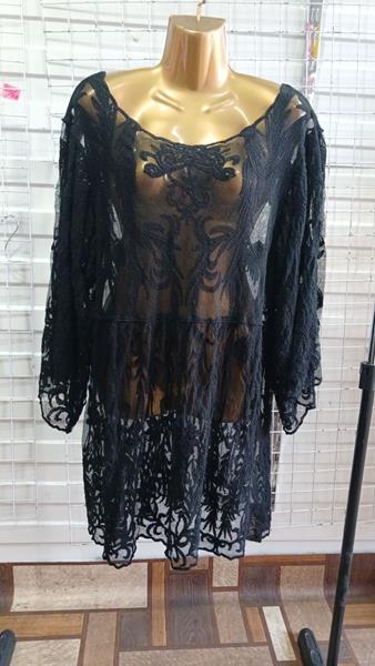парео sss Annet (one size) AM1805 black (лето)