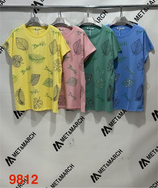 Футболка Met&March (one size) 9812 yellow (лето)
