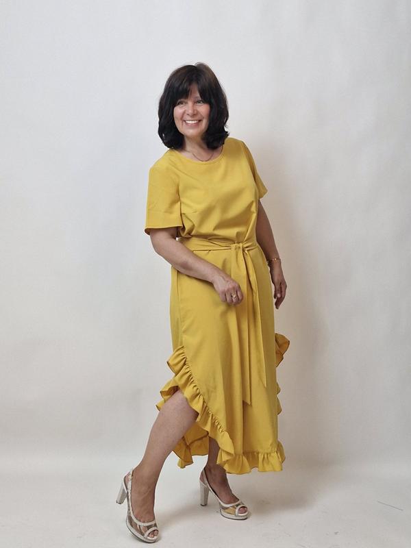 Платье LIArt (52-58) 948 yellow (лето)