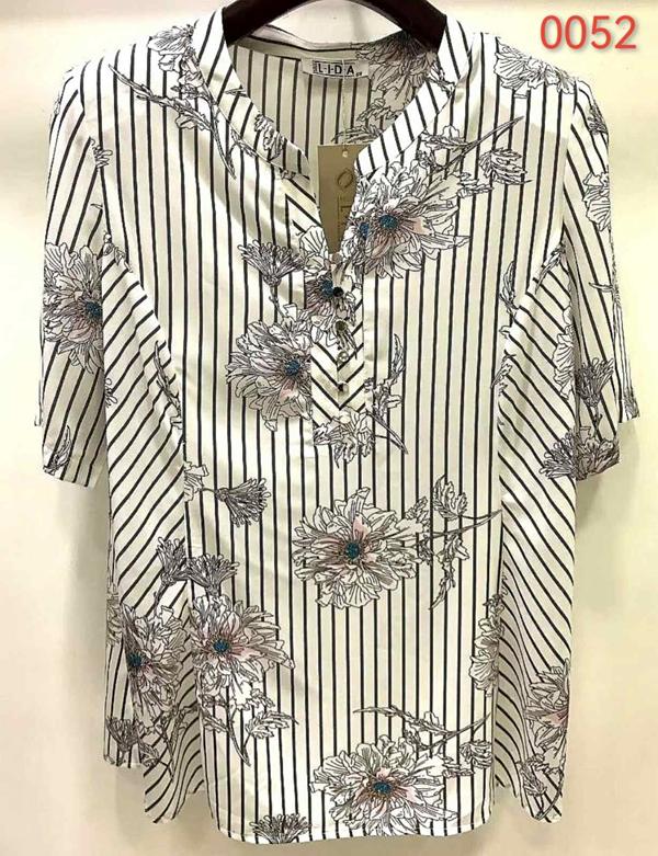 Рубашка LIDA (50-60) 0052 white (лето)