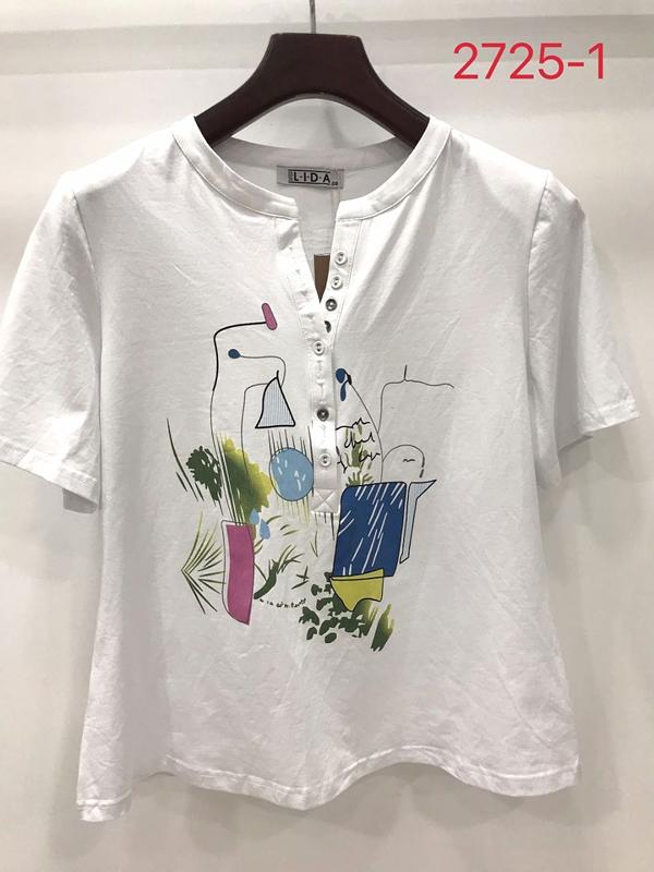 Футболка LIDA (52-62) 2725-1 white (лето)