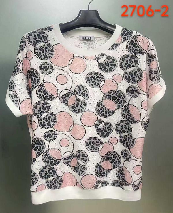Футболка LIDA (52-62) 2706-2 pink (лето)