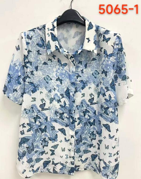 Рубашка LIDA (52-62) 5065-1 l.blue (лето)