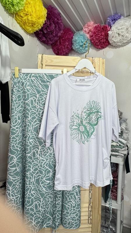 Костюм спорт OSKA (50-56) 6057 green (лето)