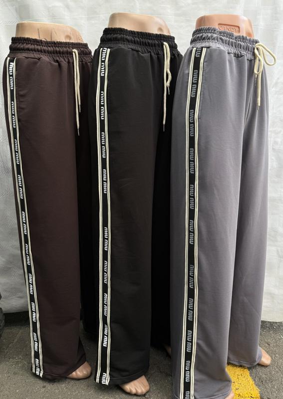 Штаны спорт Shon (S-2XL) S530 brown (деми)