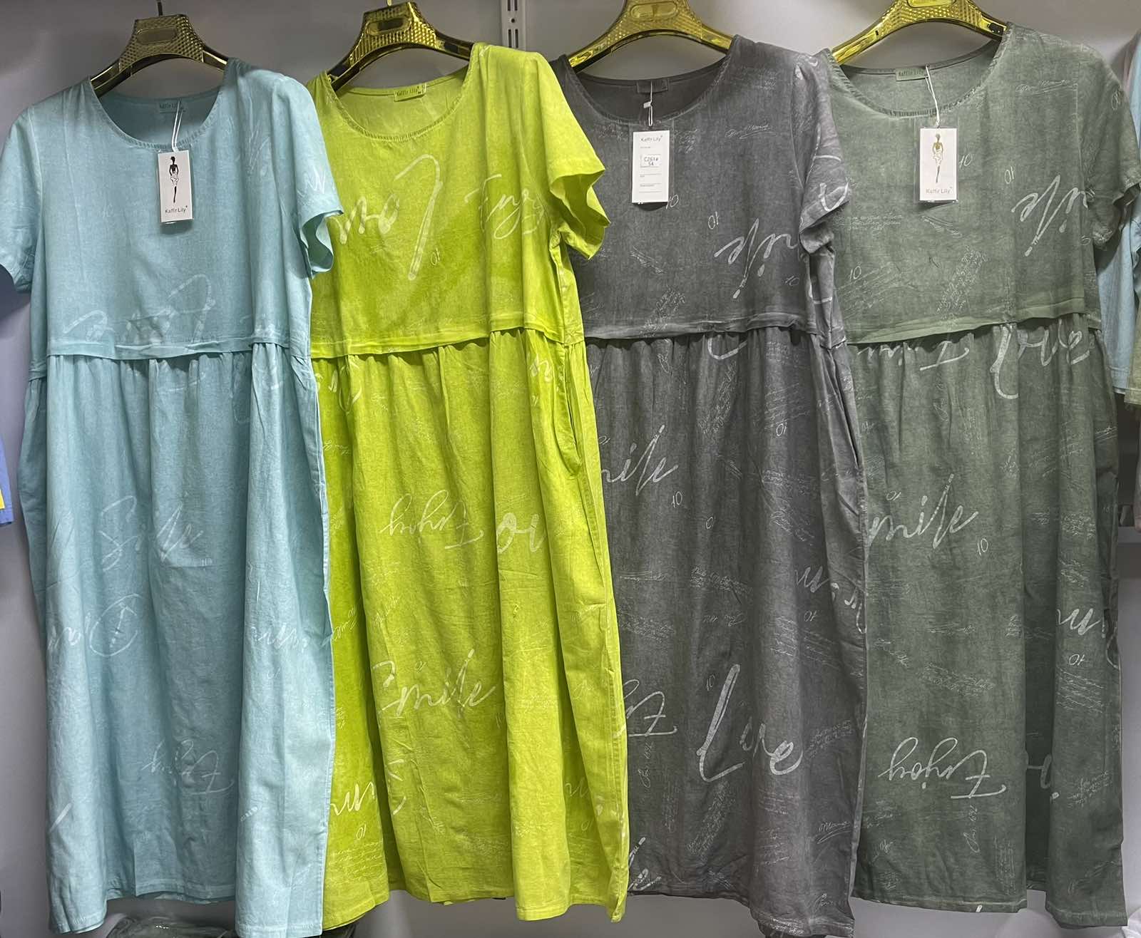 Платье Yafeier (54-60) 261 khaki (лето)