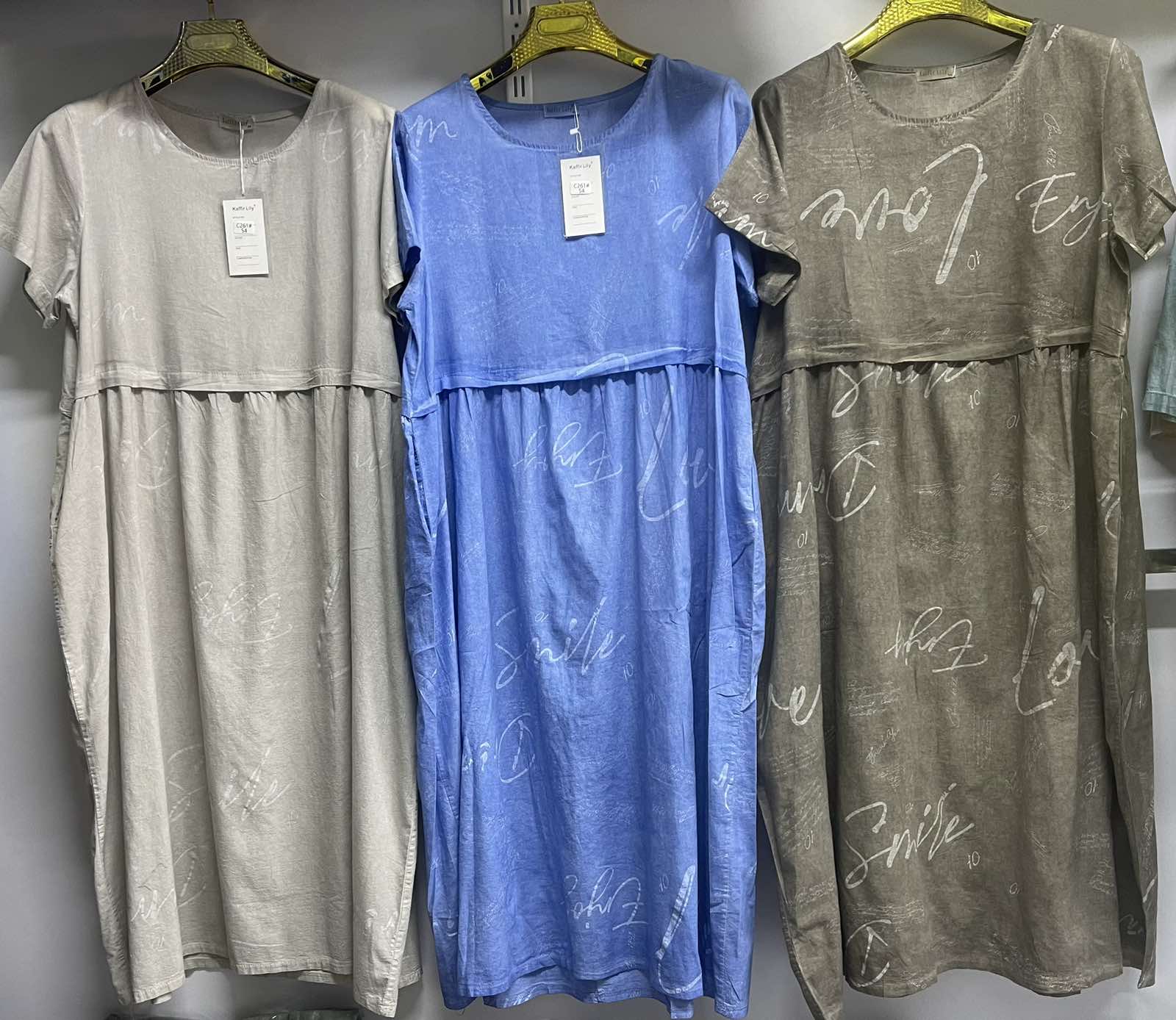 Платье Yafeier (54-60) 261 l.grey (лето)