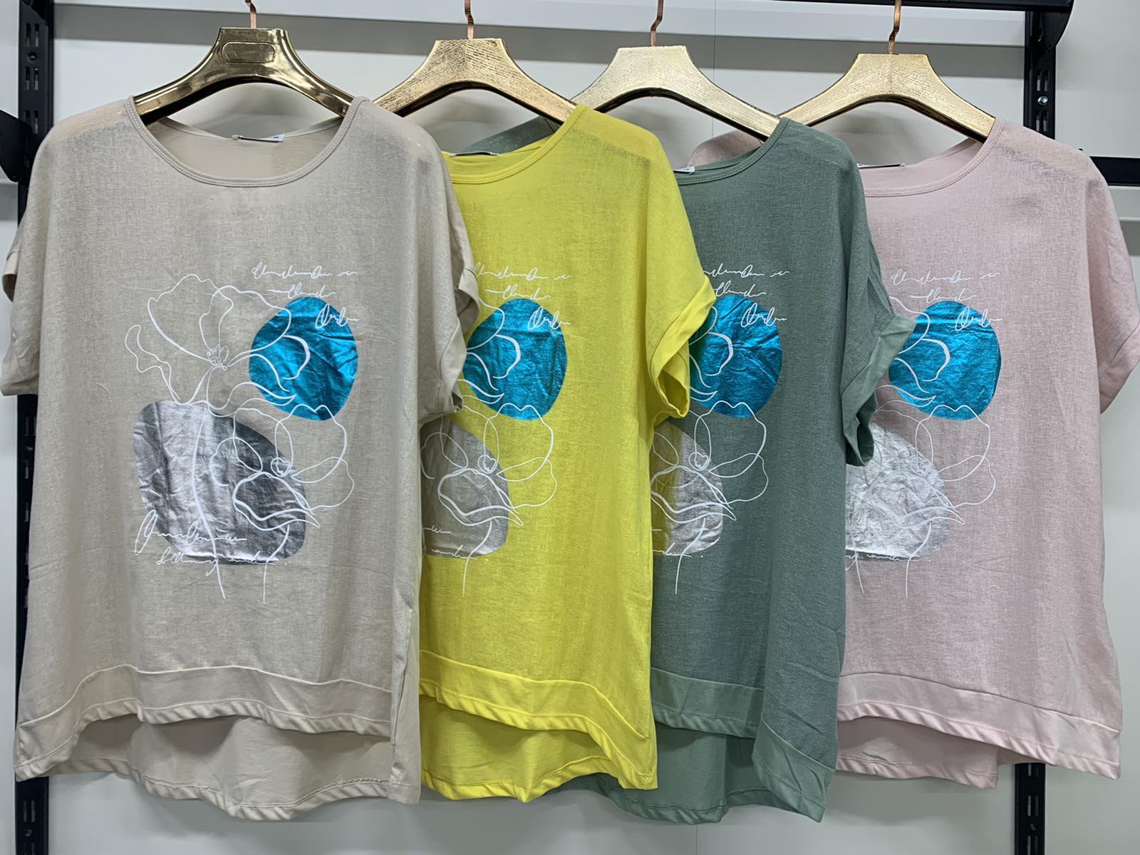 Футболка Yafeier (3XL-6XL) 9560 grey (лето)