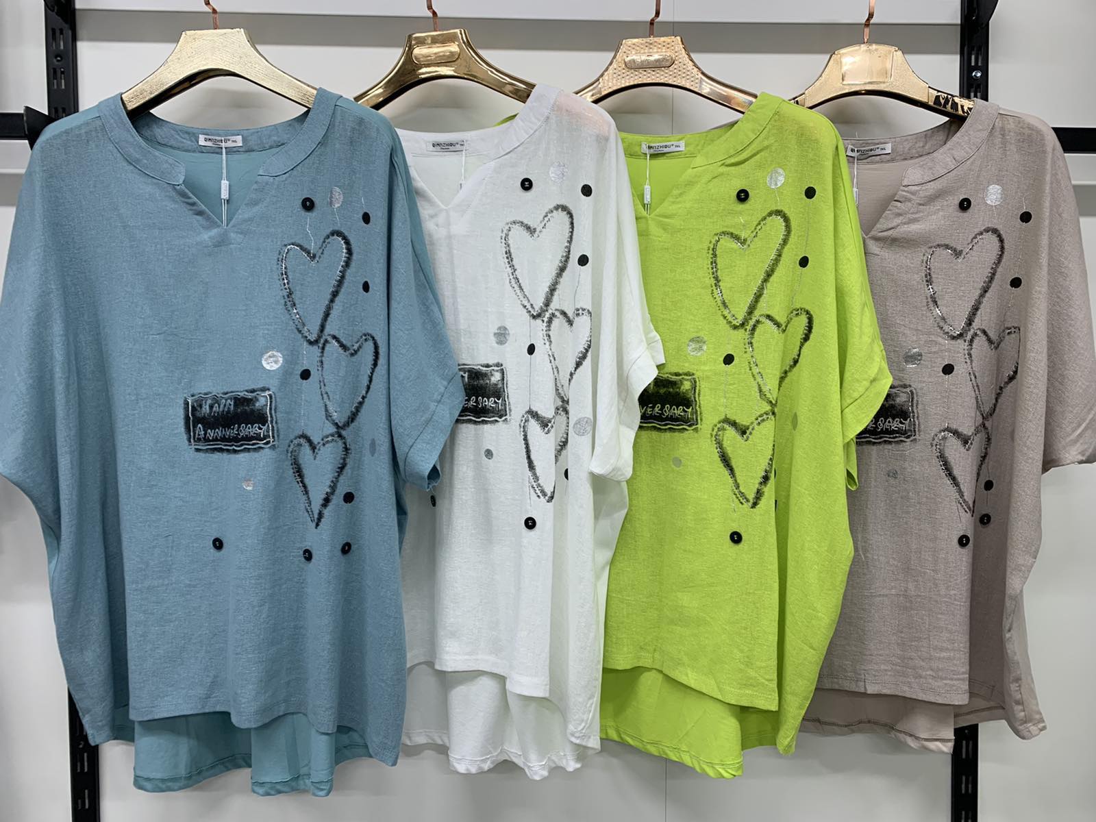 Футболка Yafeier (3XL-6XL) 9599 beige (лето)