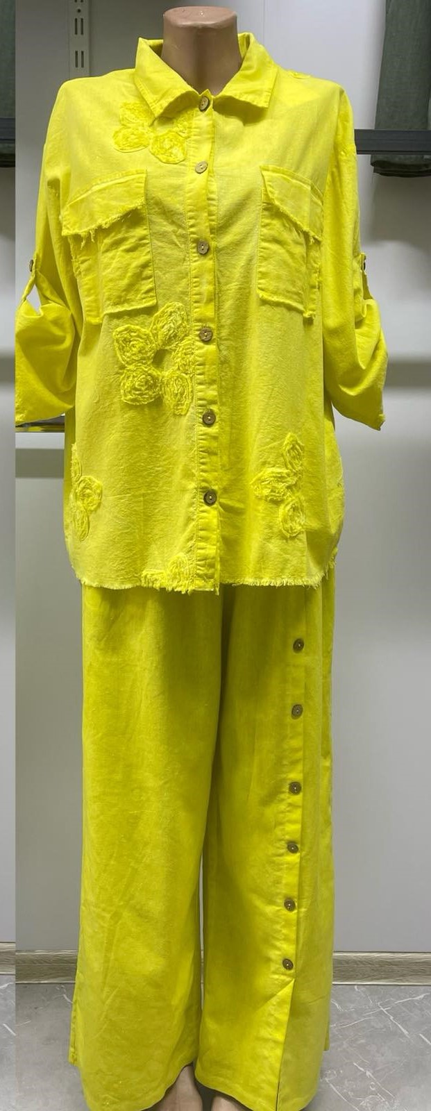 Костюм Yafeier (50-56) YF12 yellow (лето)