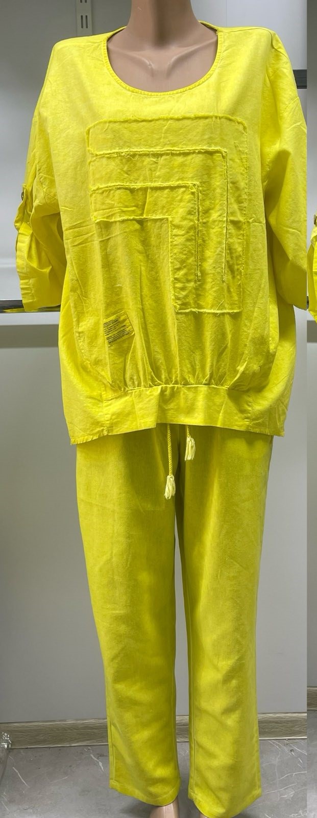 Костюм Yafeier (50-56) YF13 yellow (лето)