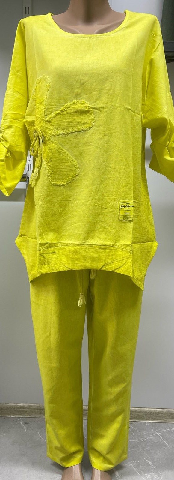 Костюм Yafeier (50-56) YF14 yellow (лето)