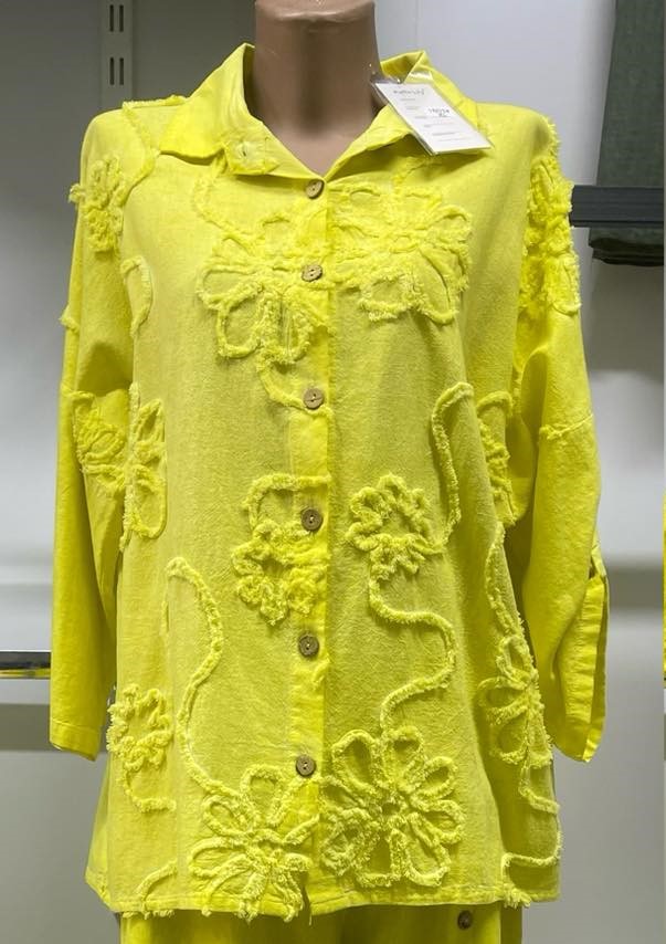 Рубашка Yafeier (50-56) YF27 yellow (лето)