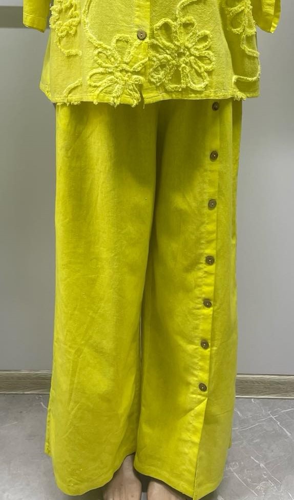 Штаны Yafeier (50-56) YF48 yellow (лето)