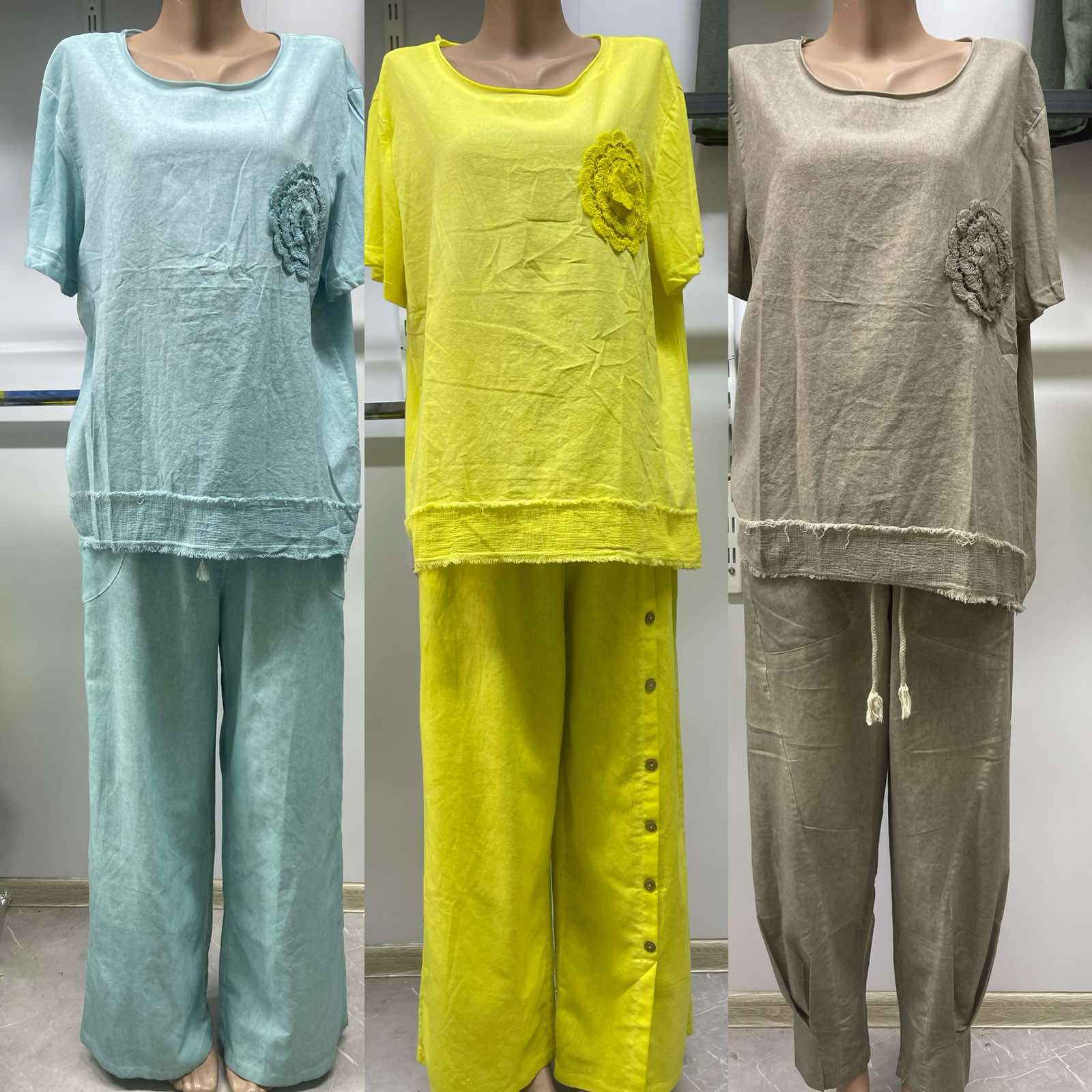 Костюм Yafeier (50-58) YF8 yellow (лето)