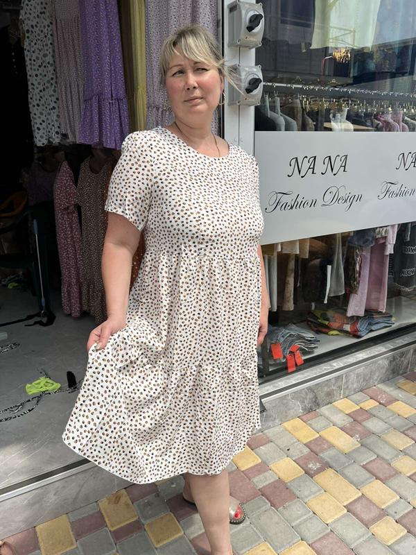 Платье Eskobo (46-60) E52 beige (лето)