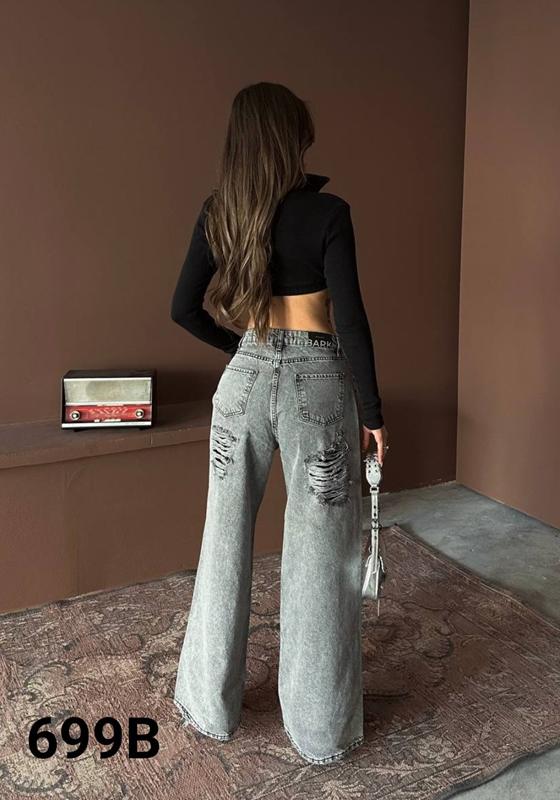Джинсы Jeans Style (34-40) 40396-699B grey (деми)