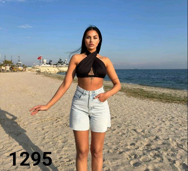 Шорты Jeans Style (34-38) 355-1295 l.blue (лето)