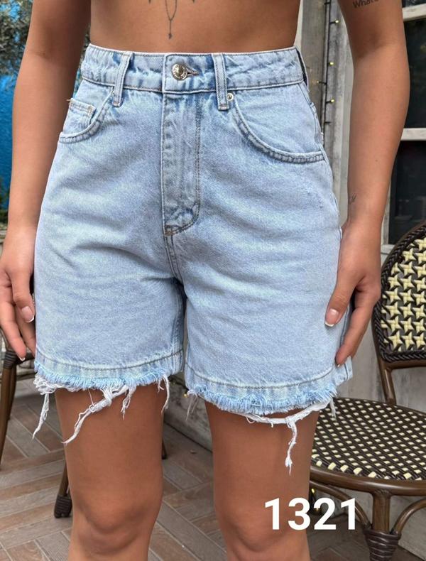 Шорты Jeans Style (34-40) 355-1321 l.blue (лето)