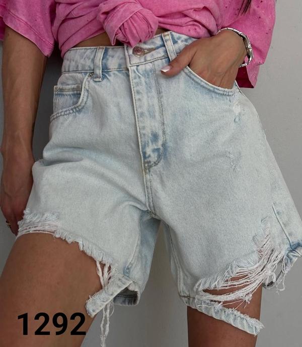 Шорты Jeans Style (34-40) 621-1292 l.blue (лето)