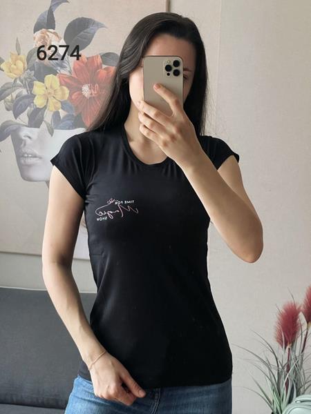 Футболка FSN (42-46) 6274 black (лето)