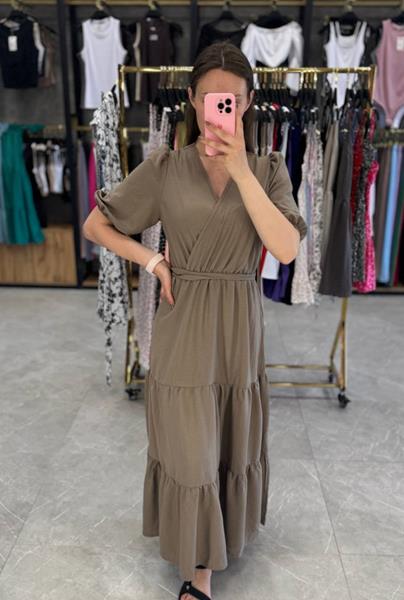 Платье Arina (42-50) 1619 beige (лето)