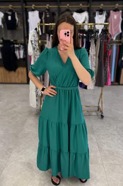 Платье Arina (42-50) 1619 green (лето)