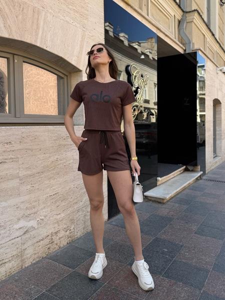 Костюм Arina (42-48) 4213 brown (лето)