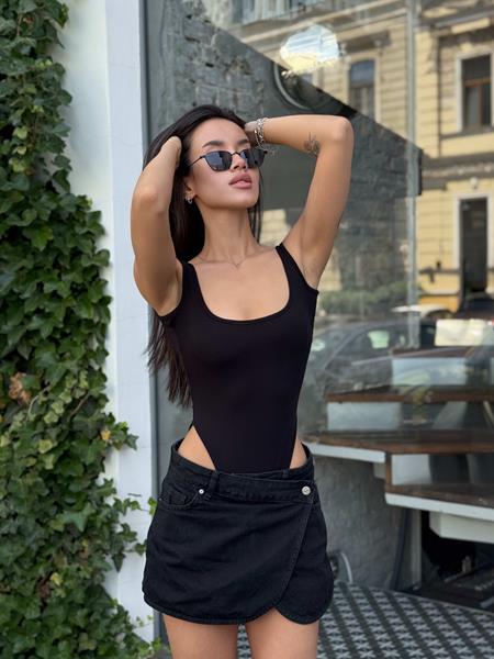 Боди Arina (42-48) 1588 black (лето)