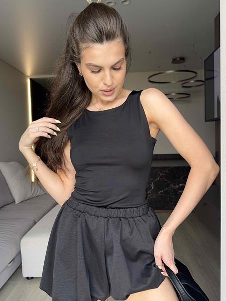 Боди Arina (42-48) 1617 black (лето)