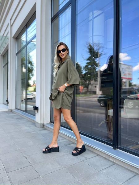 Костюм Arina (42-48) 2364 khaki (лето)