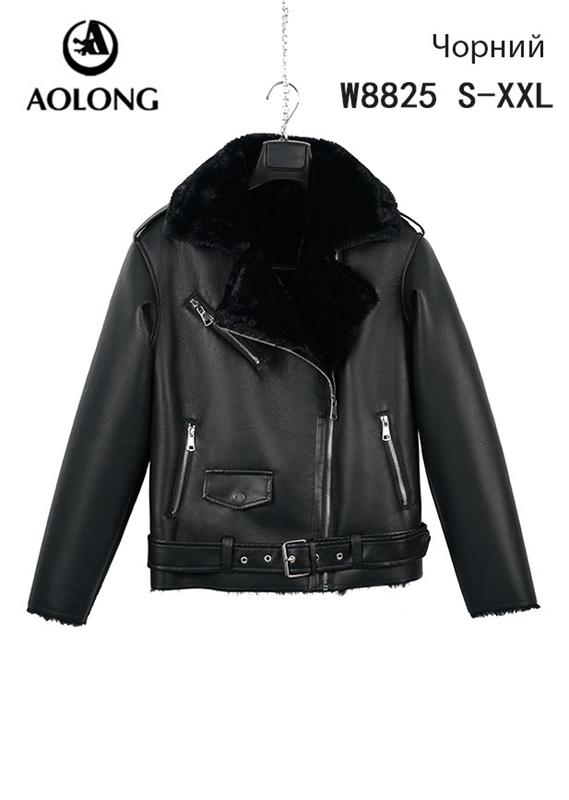 Куртка Immei (S-2XL) W8825 black (зима)
