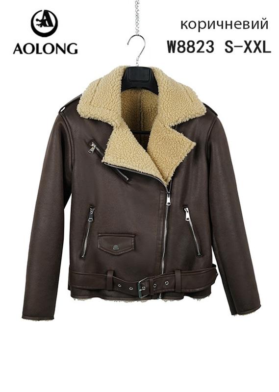 Куртка Immei (S-2XL) W8823 brown (зима)