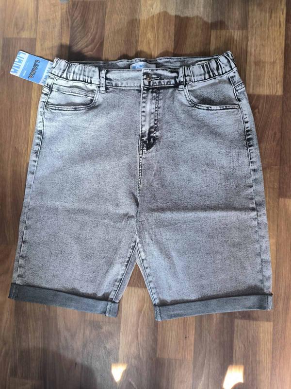 Шорты Liana Denim (32-42) 319-1 grey (лето)