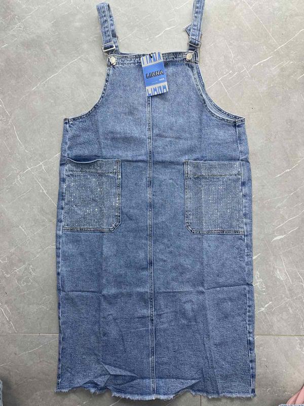 Сарафан Liana Denim (3XL-8XL) 460 l.blue (лето)