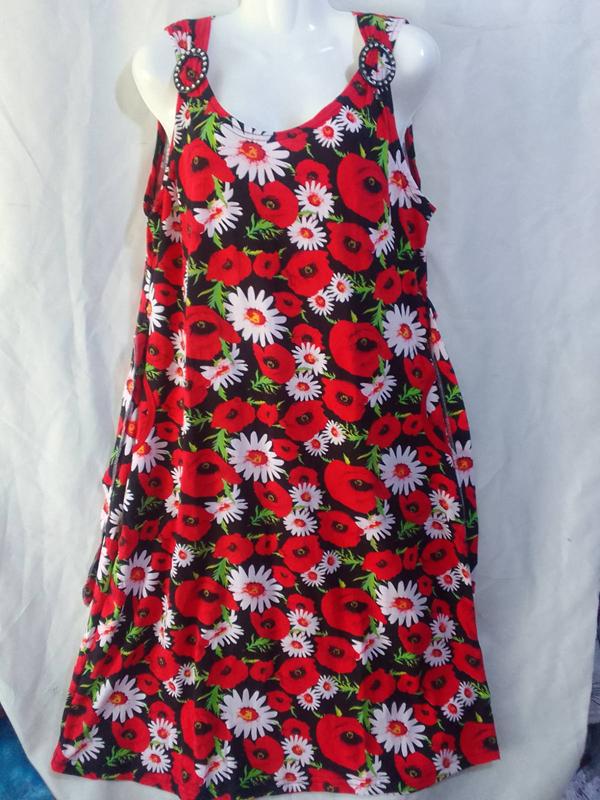 Сарафан Skyler (48-60) S88 red (лето)