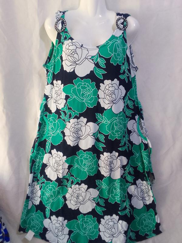 Сарафан Skyler (48-60) S91 green (лето)