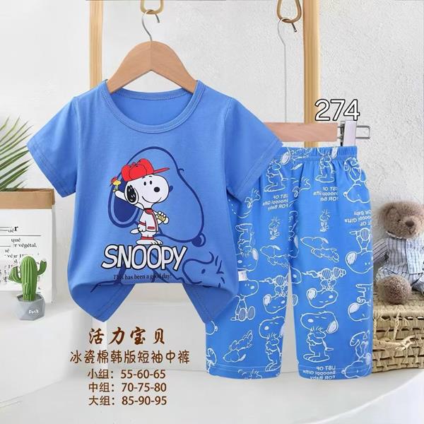 Пижама Фунтик (6-8) 274-1 l.blue (лето)
