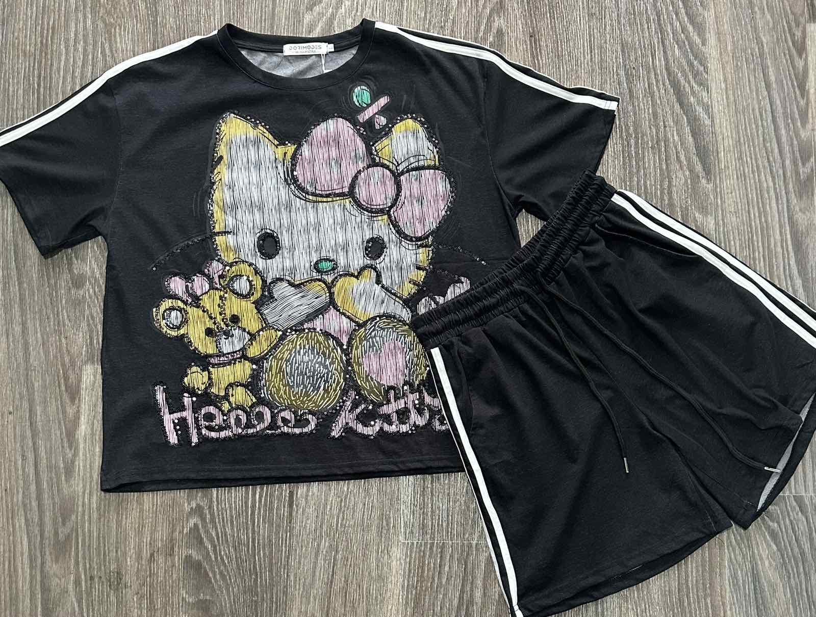 Костюм Шаолинь (M-XL) BH8510 black-grey (лето)