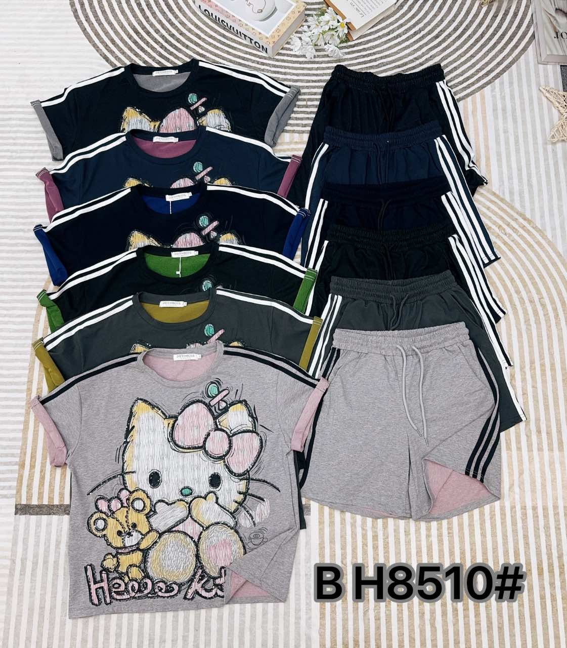 Костюм Шаолинь (M-XL) BH8510 l.grey (лето)