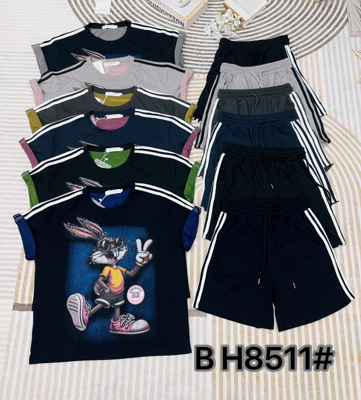 Костюм Шаолинь (M-XL) BH8511 black-green (лето)