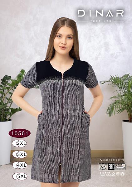 Халат Romeo life (50-54) 10551 black (лето)