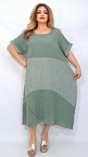 Платье Romeo life (58-64) RL432 khaki (лето)