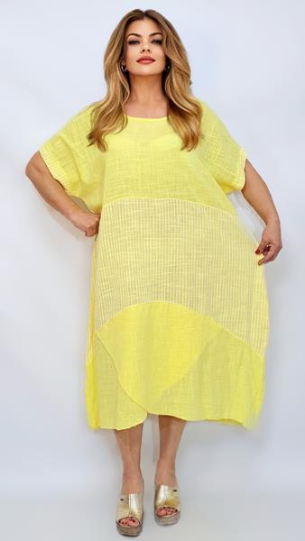 Платье Romeo life (58-64) RL435 yellow (лето)
