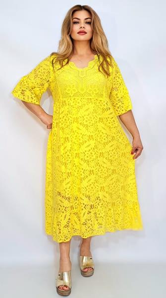 Платье Romeo life (50-54) RL500 yellow (лето)