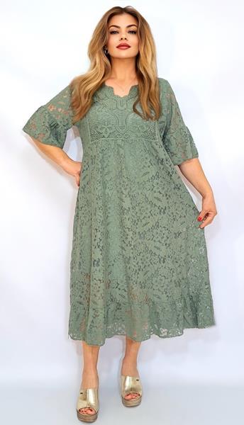 Платье Romeo life (50-54) RL501 khaki (лето)